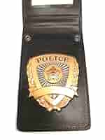 【希少】警察手帳　ポリスバッチ　レプリカ　ボストン社実物ケース付き Amazon.co.jp: ポリスバッジ BPD ボストン市警察 レプリカ 警察